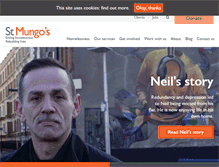Tablet Screenshot of mungos.org